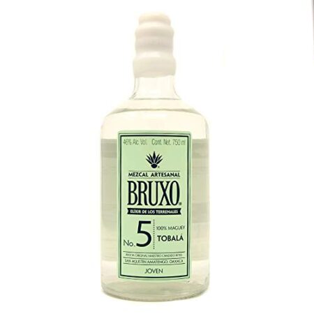 Mezcal Bruxo Tobalá 750 ml | Notas de Durazno y Mantequilla | 46° Alcohol