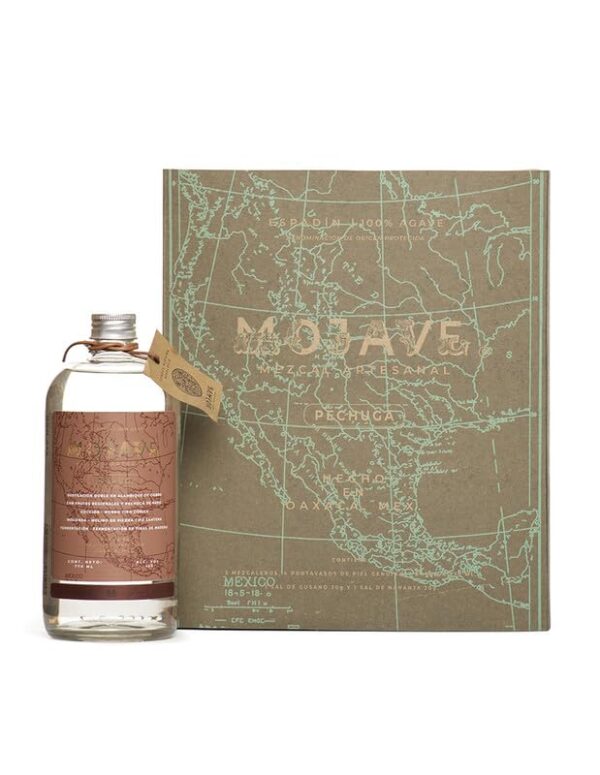 KIT MOJAVE Mezcal Artesanal Pechuga, Contenido 770 ml, Alc. Vol 45°