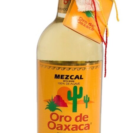 Mezcal Oro De Oaxaca con Gusano | 100% Agave | 1000 ml