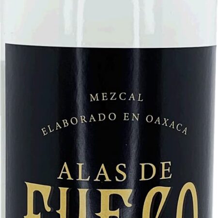 Mezcal de Oaxaca Alas de Fuego Espadín Fuerte con Gusano 750 ml | Artesanal y Joven