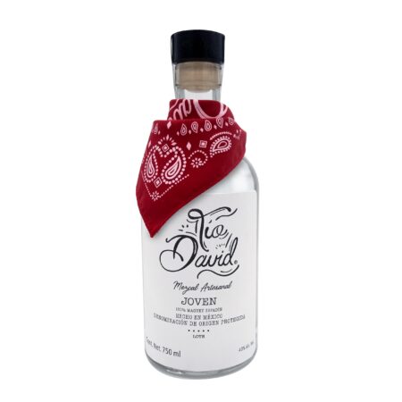 Tío David Mezcal Artesanal JOVEN 100% Maguey Espadín 750 ml - Origen y Tradición