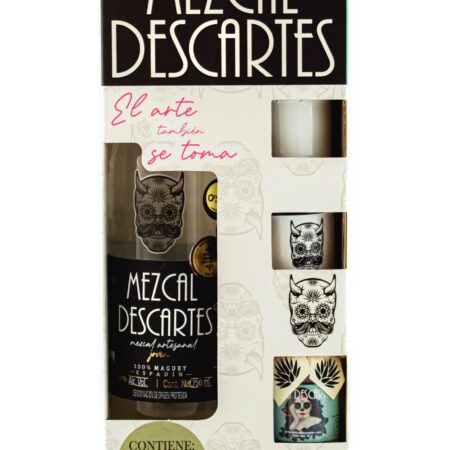 KIT DESCARTES: Mezcal Descartes, Sal de Gusano, Tarritos