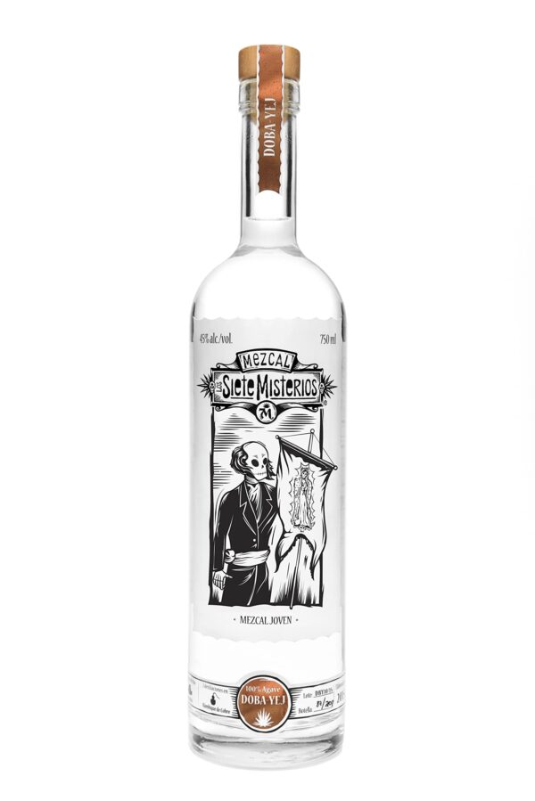 Mezcal Los Siete Misterios | Doba-Yej Presentación botella de 750 ml | Vol. Alcohol 44% | Botella Premium de Mezcal