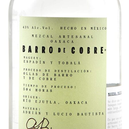 Mezcal Artesanal Barro De Cobre Ensamble 475 Ml